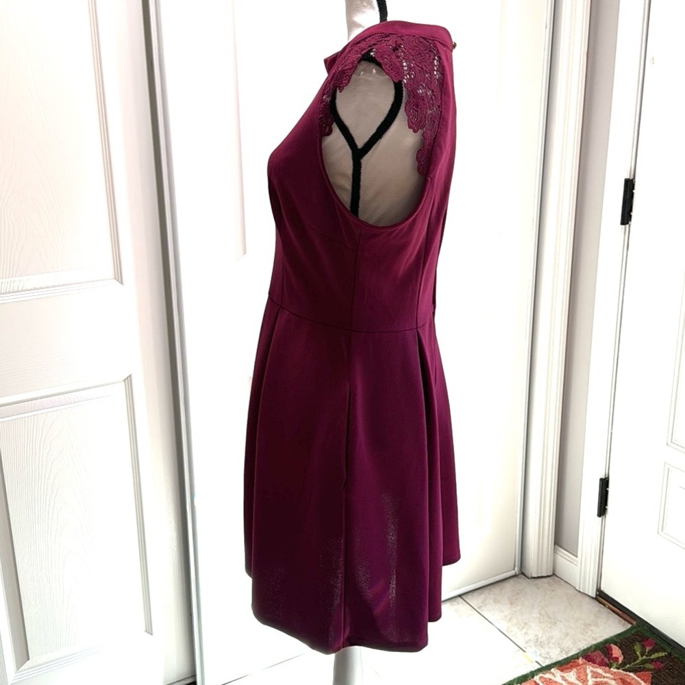 NWT Speechless Raspberry Mini Dress - Picture 3 of 9